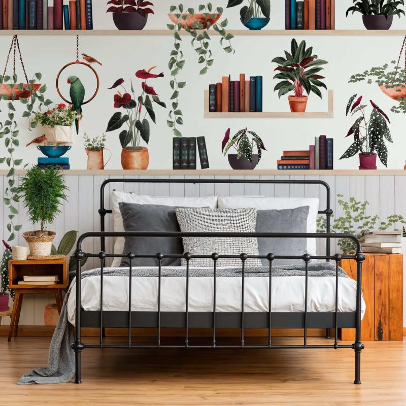 Plantes, pots et bouquins